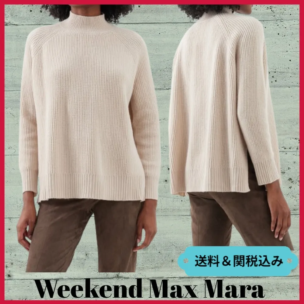 Weekend Max Mara  |Casual Style Unisex Wool Street Style Long Sleeves Plain