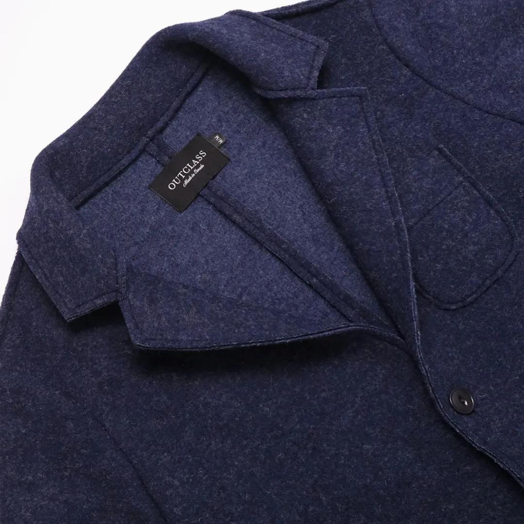 Wool Blazer (Indigo)