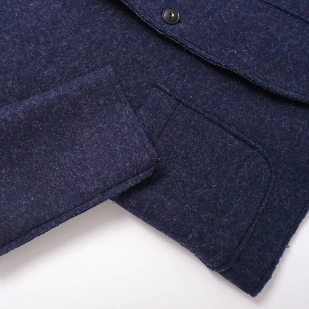 Wool Blazer (Indigo)