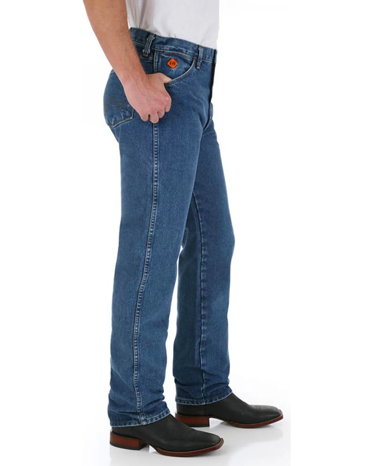 Wrangler Men's FR Classic Fit Straight Jeans