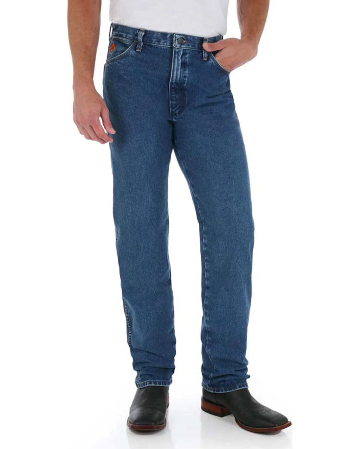 Wrangler Men's FR Classic Fit Straight Jeans