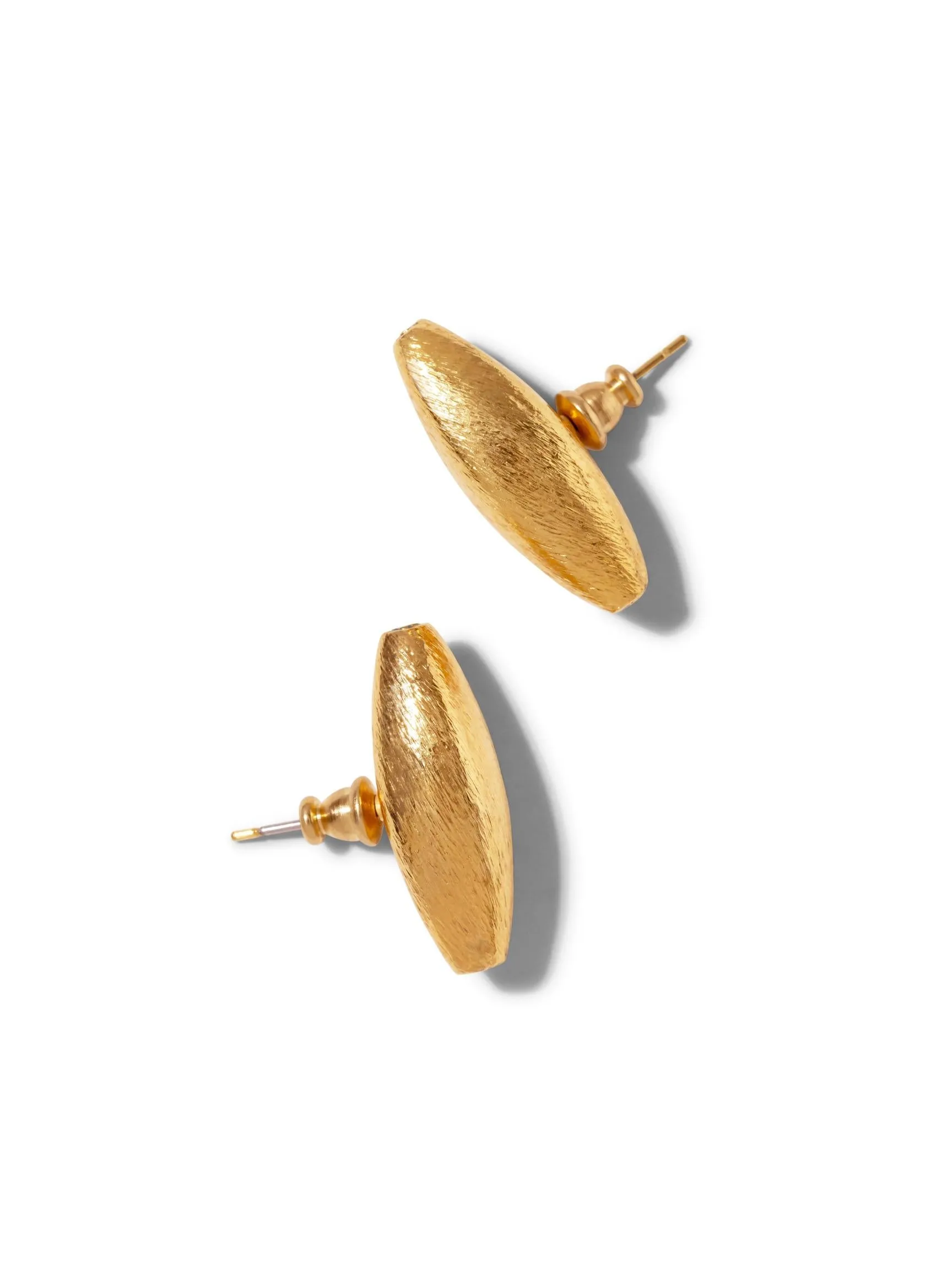 Zeppelin Gold Stud Earrings